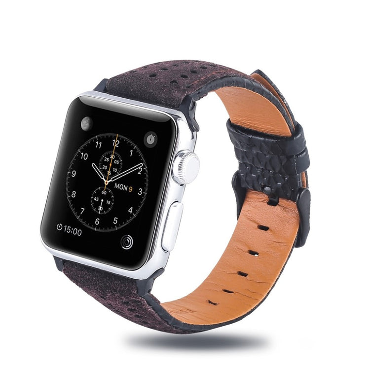 Super flot Apple Watch Series 4 40mm Ægte læder Rem - Flerfarvet#serie_2