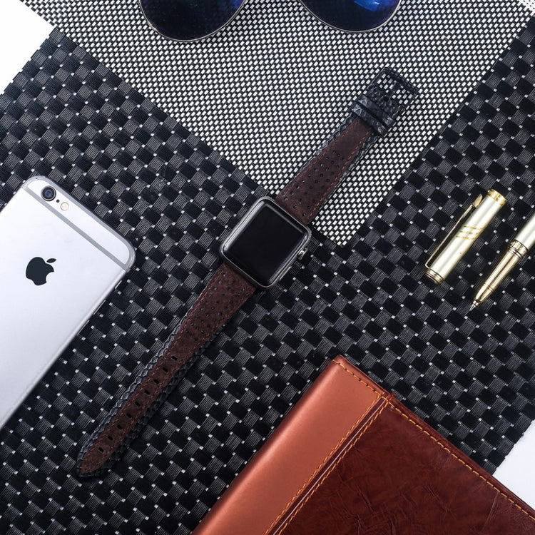 Super flot Apple Watch Series 4 40mm Ægte læder Rem - Flerfarvet#serie_2