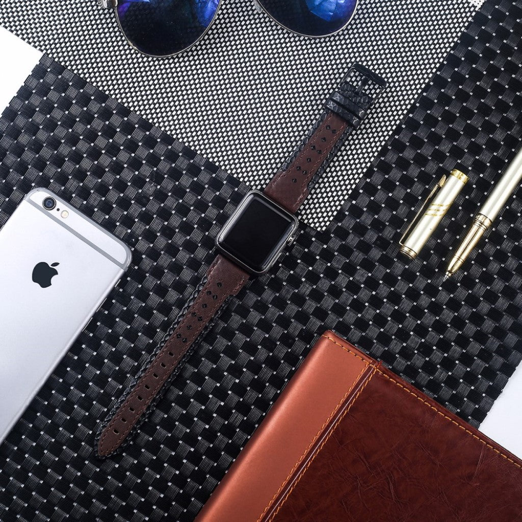 Super flot Apple Watch Series 4 40mm Ægte læder Rem - Flerfarvet#serie_2