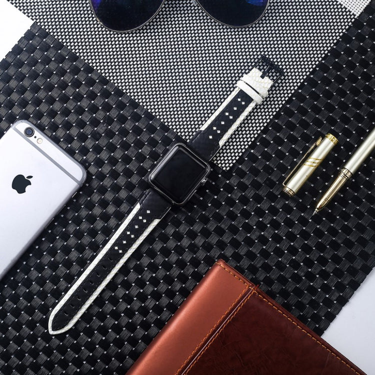 Super flot Apple Watch Series 4 40mm Ægte læder Rem - Flerfarvet#serie_3