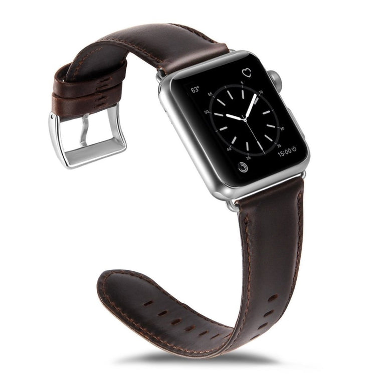 Eminent Apple Watch Series 4 40mm Ægte læder Rem - Brun#serie_2