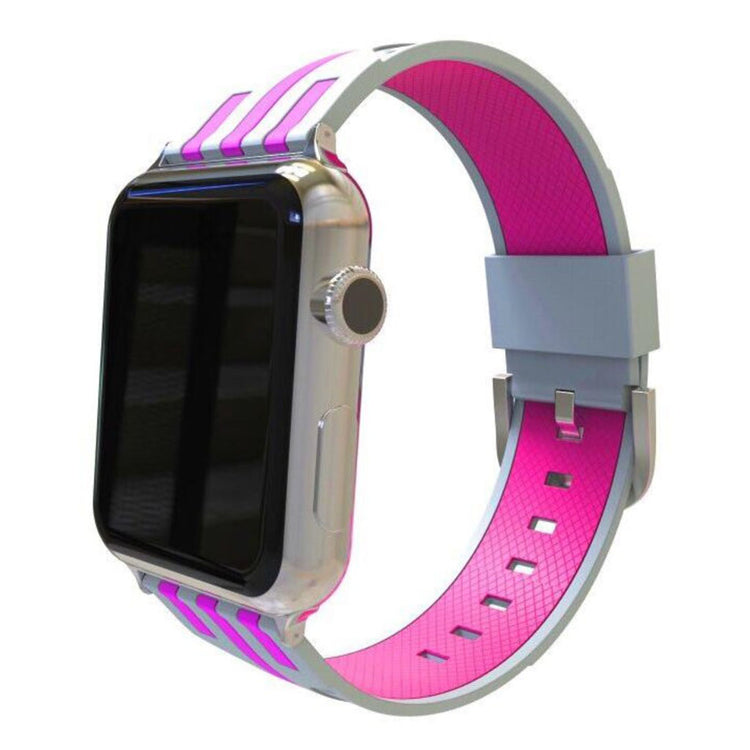 Solid Apple Watch Series 4 40mm Silikone Rem - Flerfarvet#serie_4