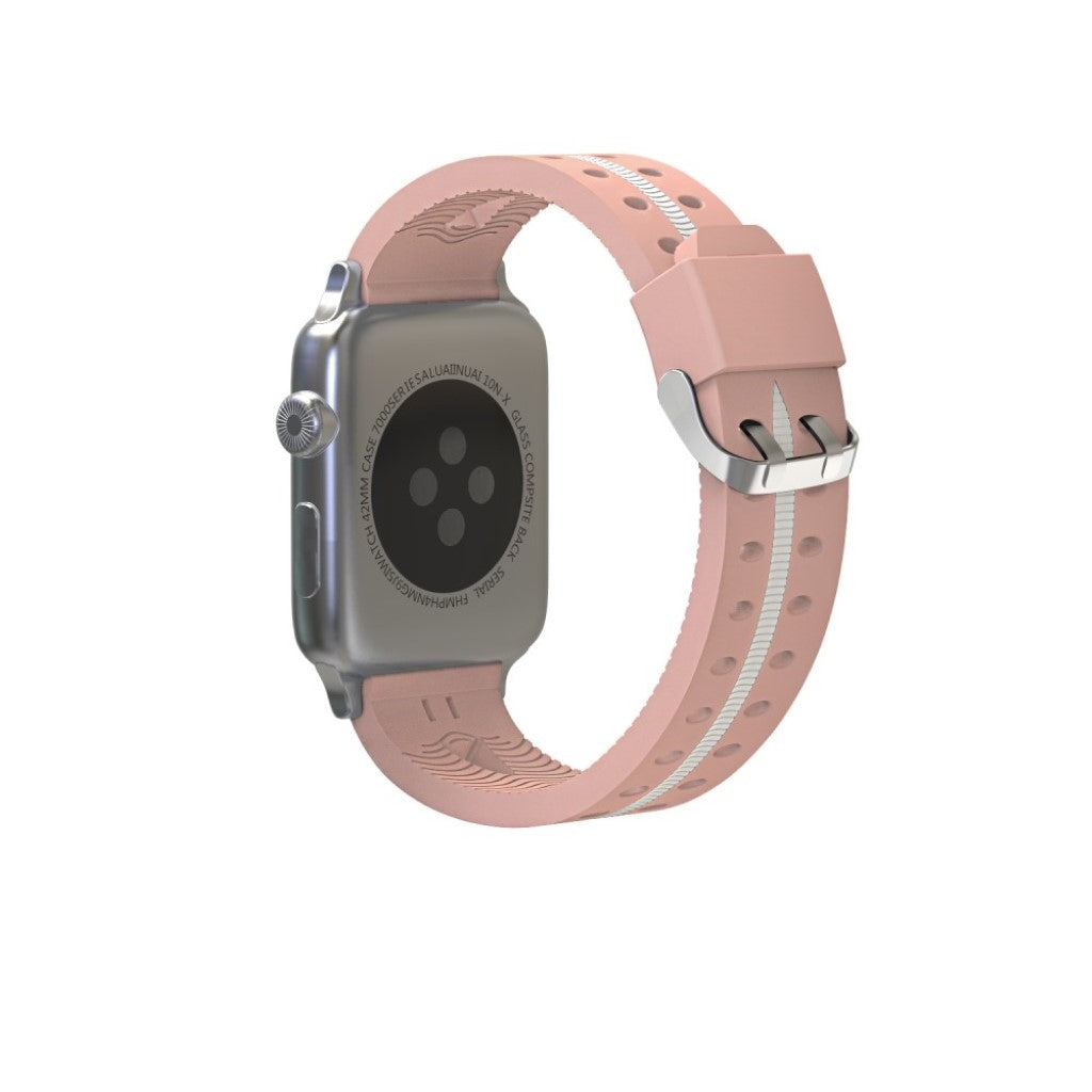 Meget kønt Apple Watch Series 4 40mm Silikone Rem - Pink#serie_5