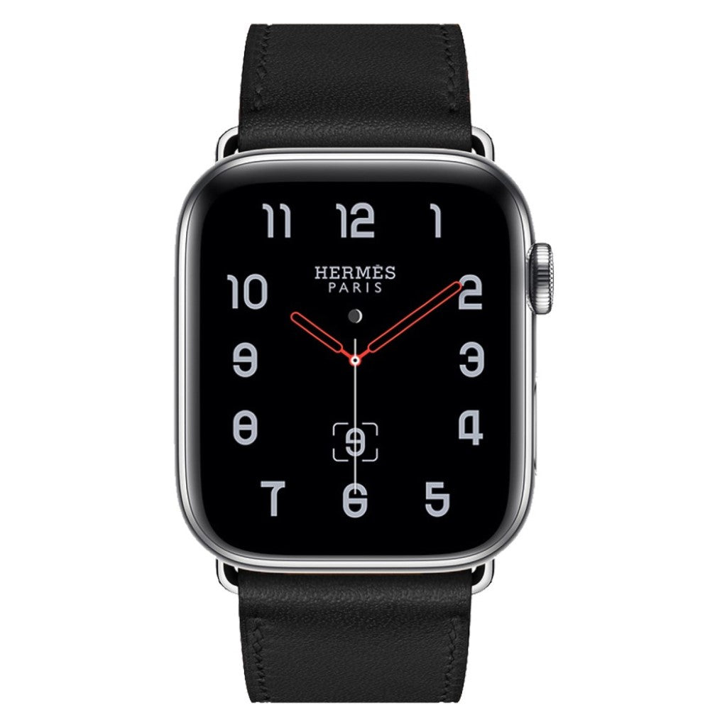 Vildt fantastisk Apple Watch Series 4 40mm Ægte læder Rem - Sort#serie_1