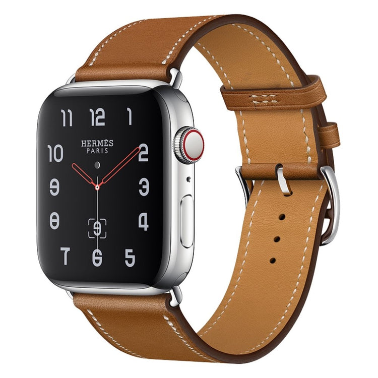 Vildt fantastisk Apple Watch Series 4 40mm Ægte læder Rem - Brun#serie_5