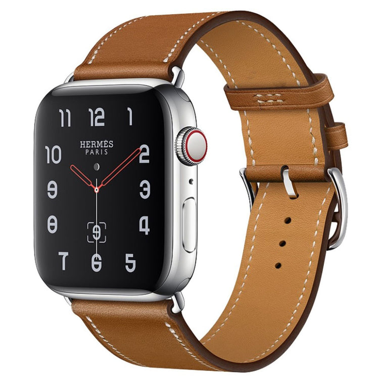 Vildt fantastisk Apple Watch Series 4 40mm Ægte læder Rem - Brun#serie_5
