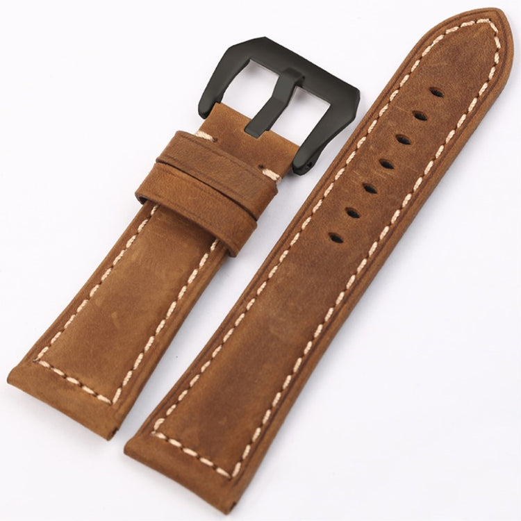 Mega nydelig Apple Watch Series 4 40mm Ægte læder Rem - Brun#serie_3