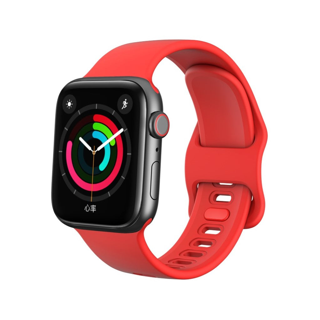 Apple Watch Series 5 40mm / Apple Watch 40mm Silikone Rem - Rød#serie_4