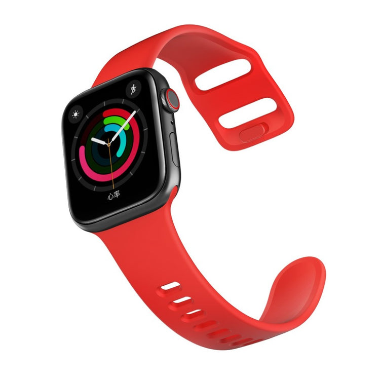 Apple Watch Series 5 40mm / Apple Watch 40mm Silikone Rem - Rød#serie_4