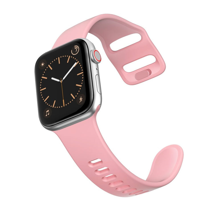 Apple Watch Series 5 40mm / Apple Watch 40mm Silikone Rem - Pink#serie_5