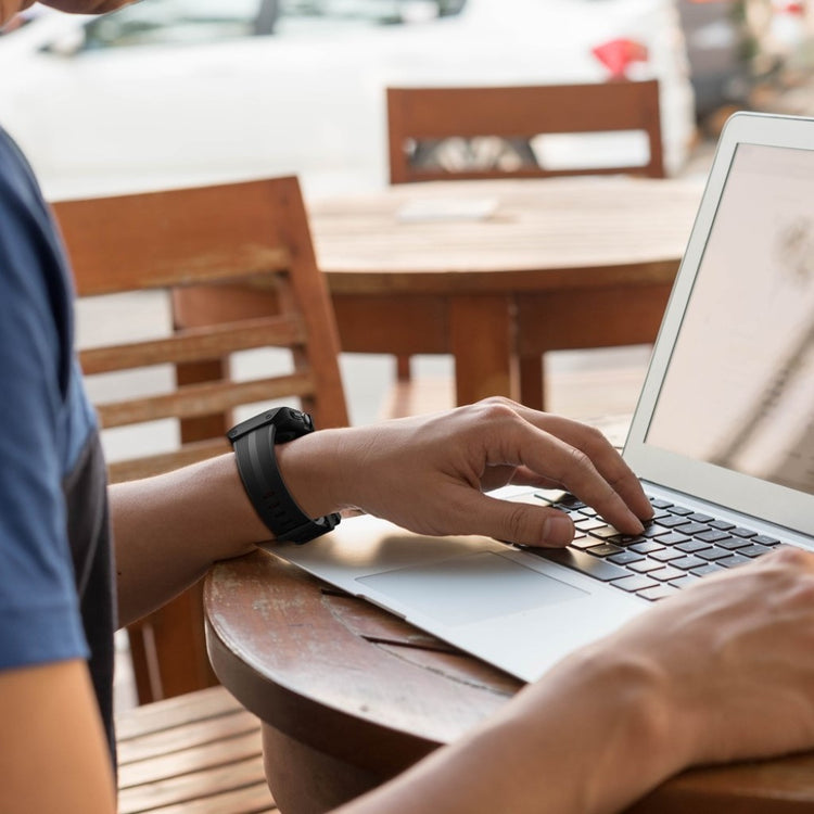 Apple Watch Series 5 40mm / Apple Watch 40mm Silikone Rem - Sort#serie_1