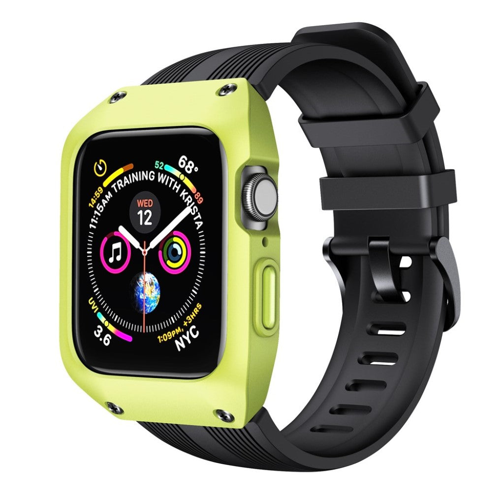 Apple Watch Series 5 40mm / Apple Watch 40mm Silikone Rem - Sort#serie_4
