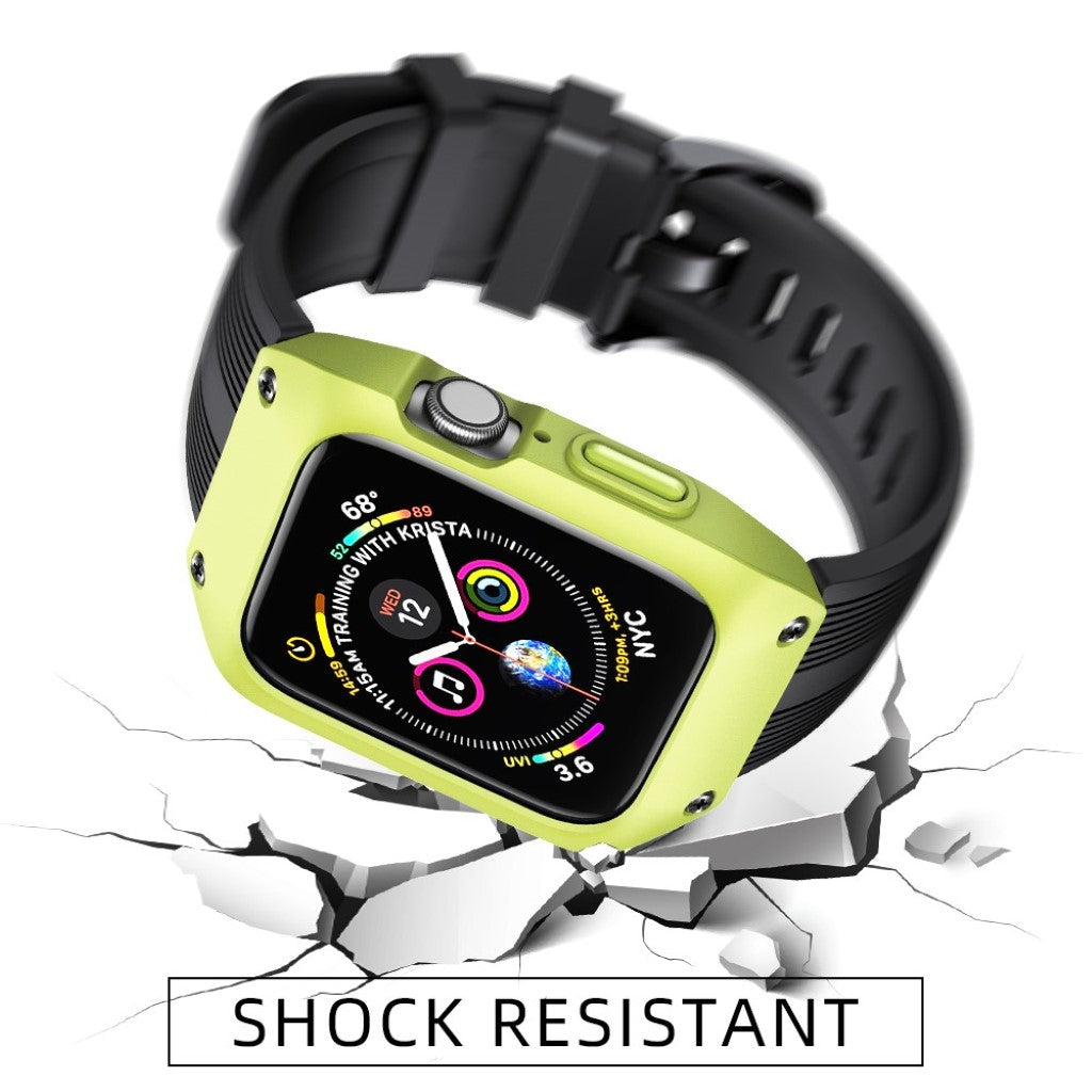 Apple Watch Series 5 40mm / Apple Watch 40mm Silikone Rem - Sort#serie_4