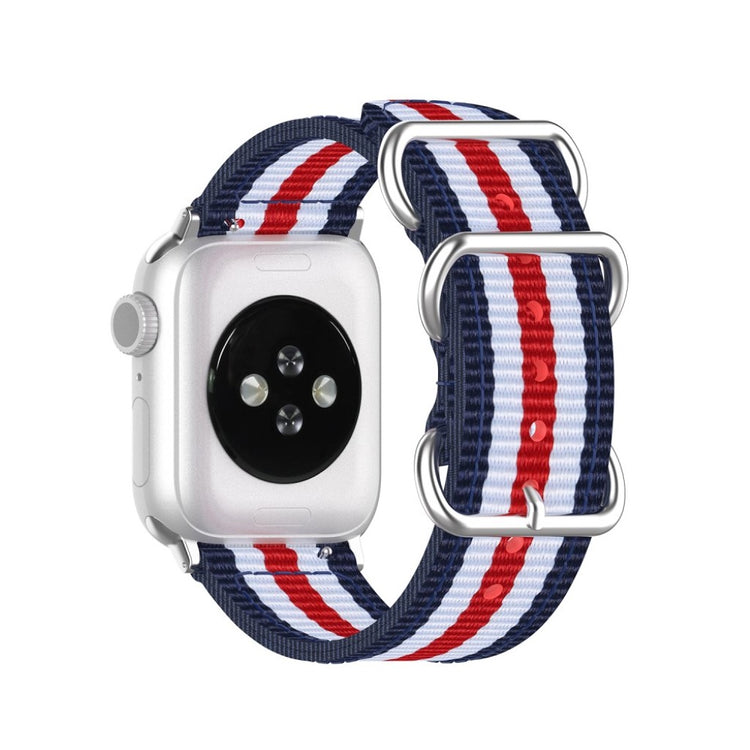 Vildt elegant Apple Watch Series 5 40mm Nylon Rem - Flerfarvet#serie_8