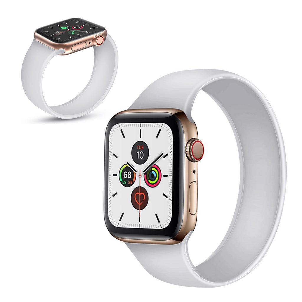 Mega pænt Universal Apple Silikone Rem - Størrelse: S - Hvid#serie_2