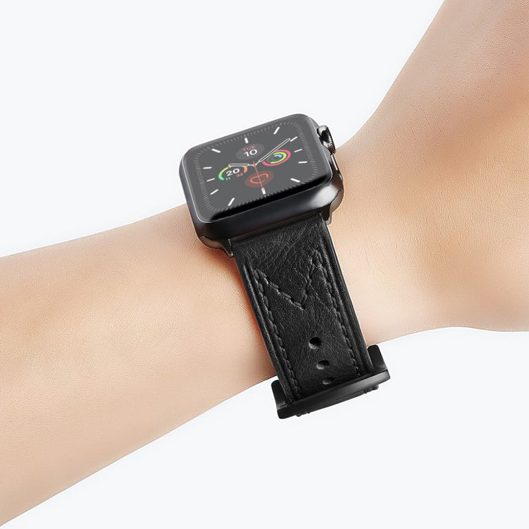 Stilren Universal Apple Ægte læder Rem - Sort#serie_1