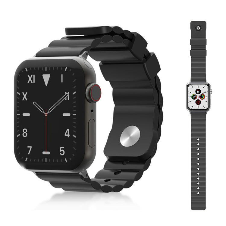 Nydelig Universal Apple Silikone Rem - Sort#serie_1