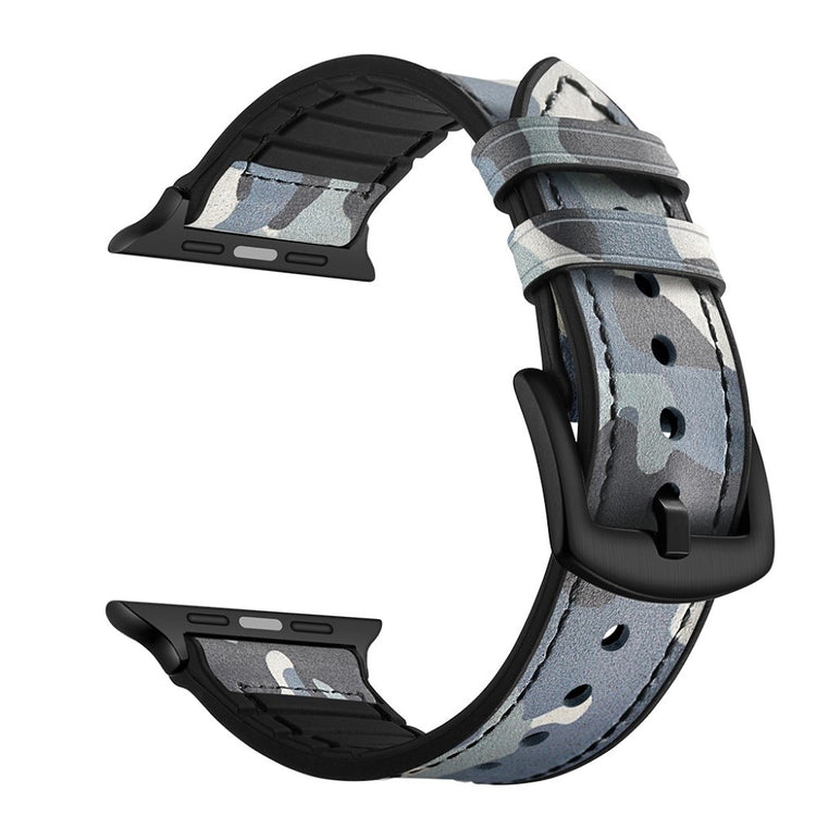 Apple Watch Series 5 44mm / Apple Watch 44mm Ægte læder Rem - Flerfarvet#serie_3