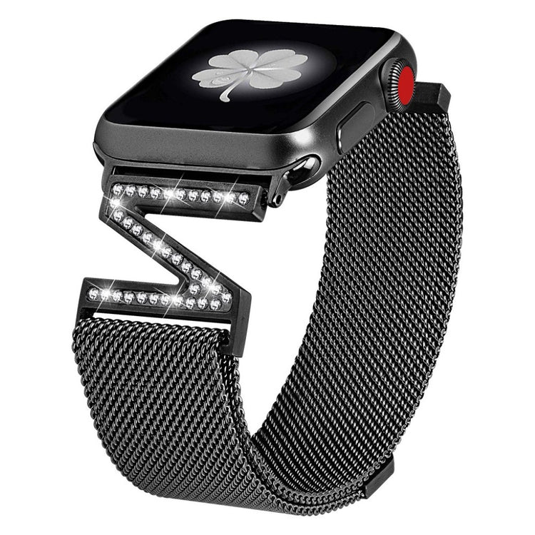 Sejt Apple Watch Series 5 44mm / Apple Watch 44mm Metal Rem - Sort#serie_1