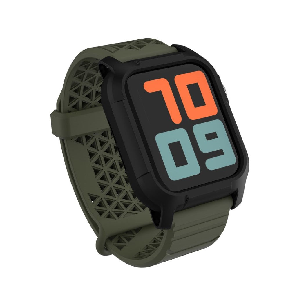 Apple Watch Series 5 44mm / Apple Watch 44mm Silikone Rem - Grøn#serie_8