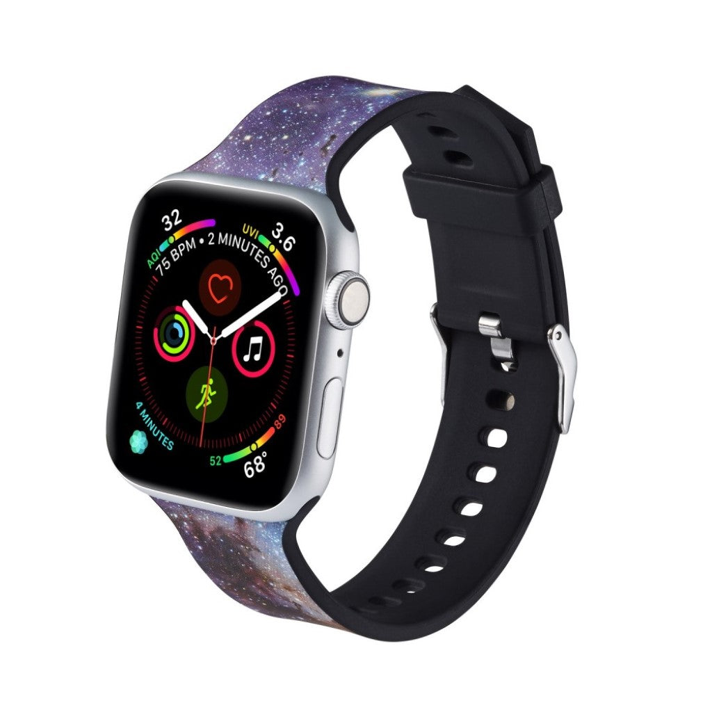Super flot Apple Watch Series 5 44mm Silikone Rem - Flerfarvet#serie_11