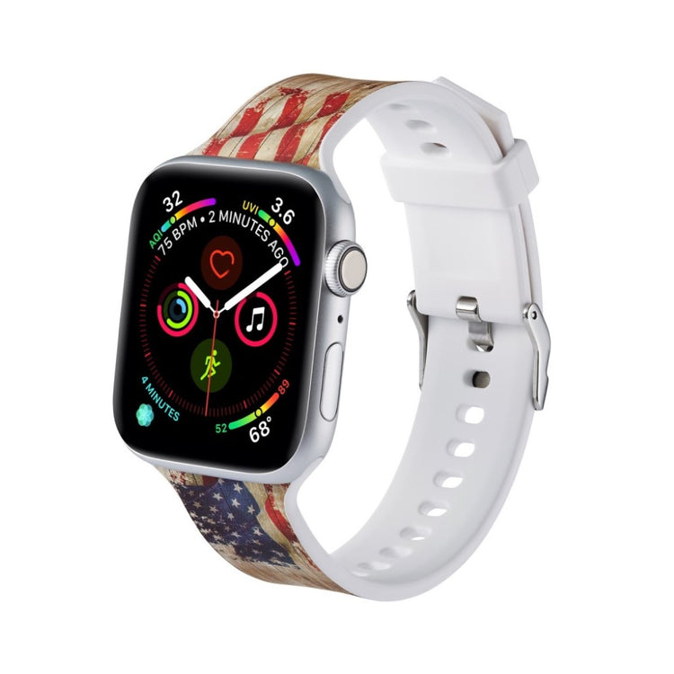 Super flot Apple Watch Series 5 44mm Silikone Rem - Flerfarvet#serie_12