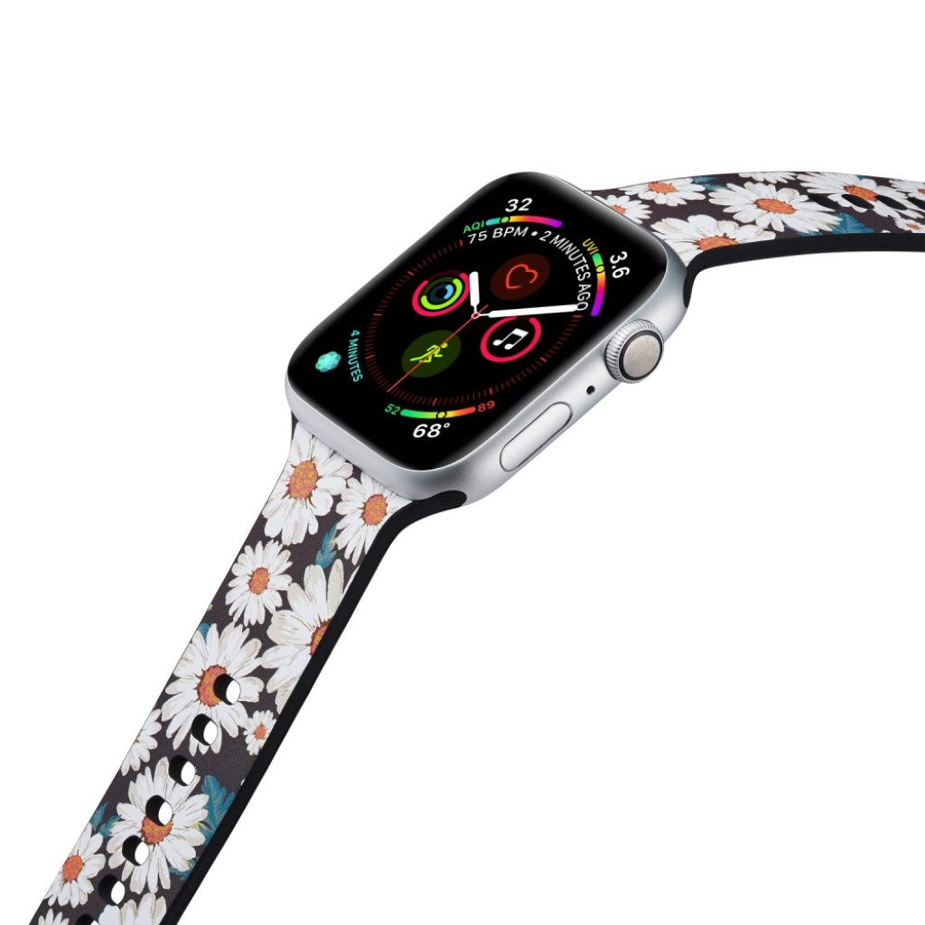 Super flot Apple Watch Series 5 44mm Silikone Rem - Flerfarvet#serie_13