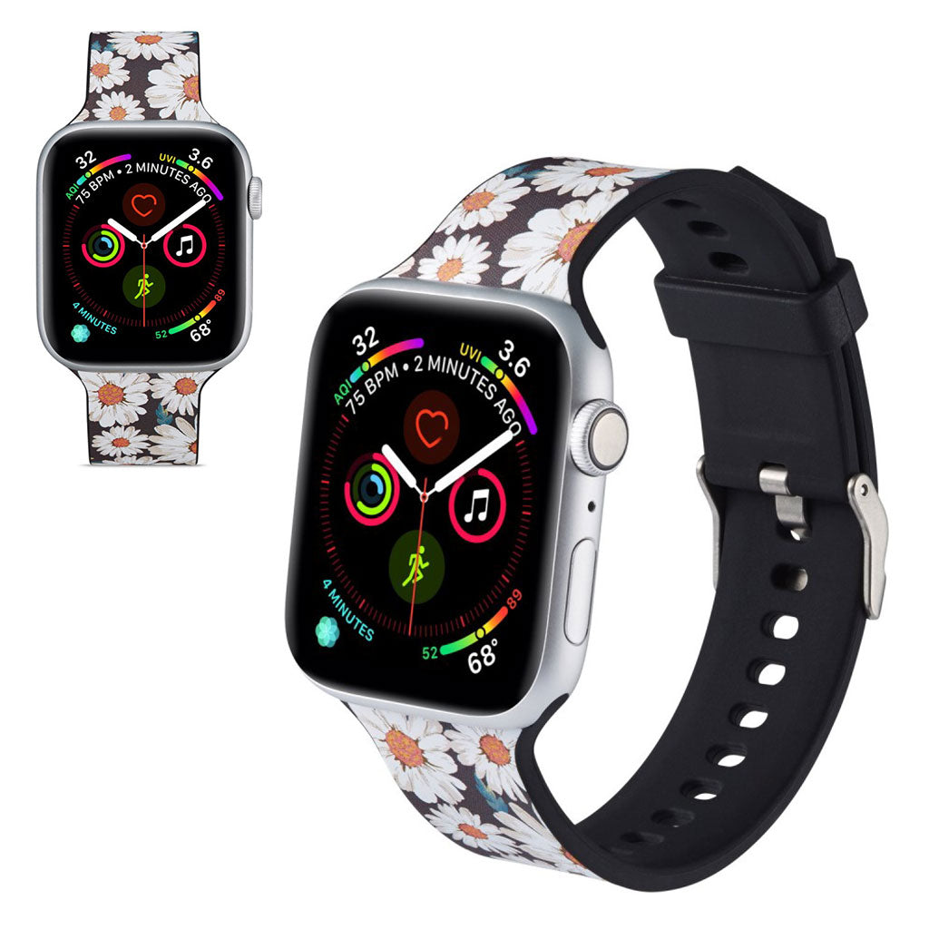 Super flot Apple Watch Series 5 44mm Silikone Rem - Flerfarvet#serie_13