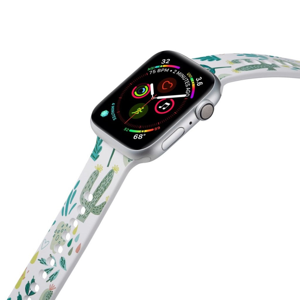 Super flot Apple Watch Series 5 44mm Silikone Rem - Flerfarvet#serie_6