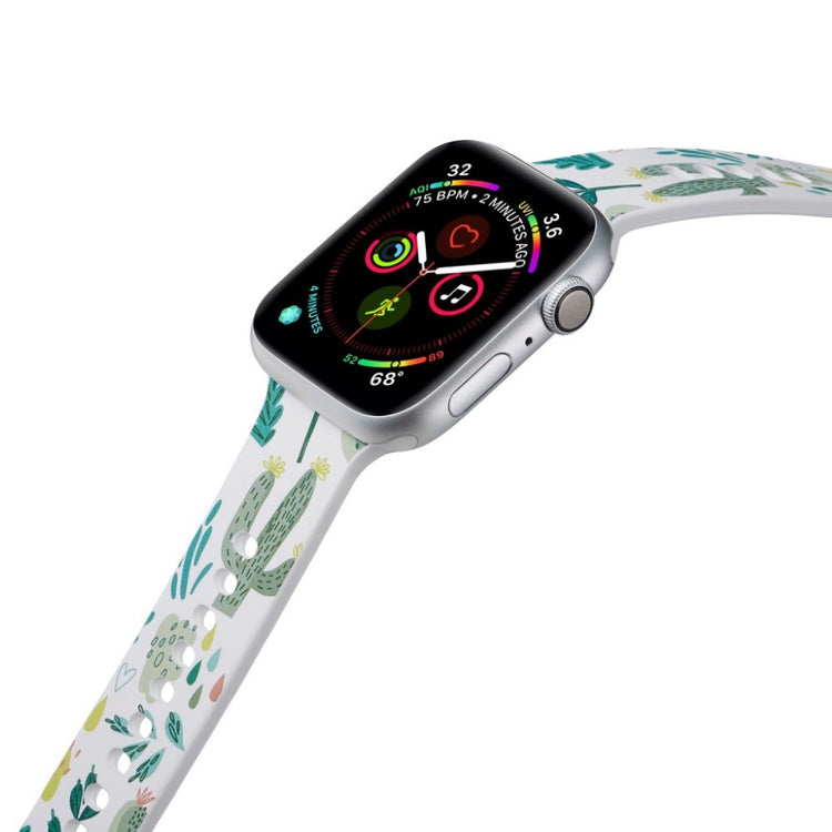 Super flot Apple Watch Series 5 44mm Silikone Rem - Flerfarvet#serie_6