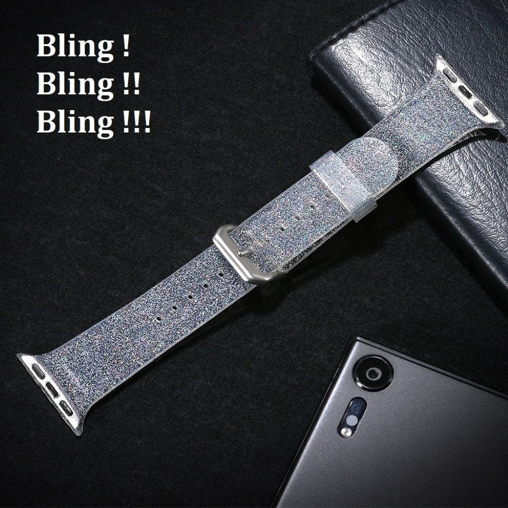 Vildt rart Universal Apple Silikone Rem - Sølv#serie_1