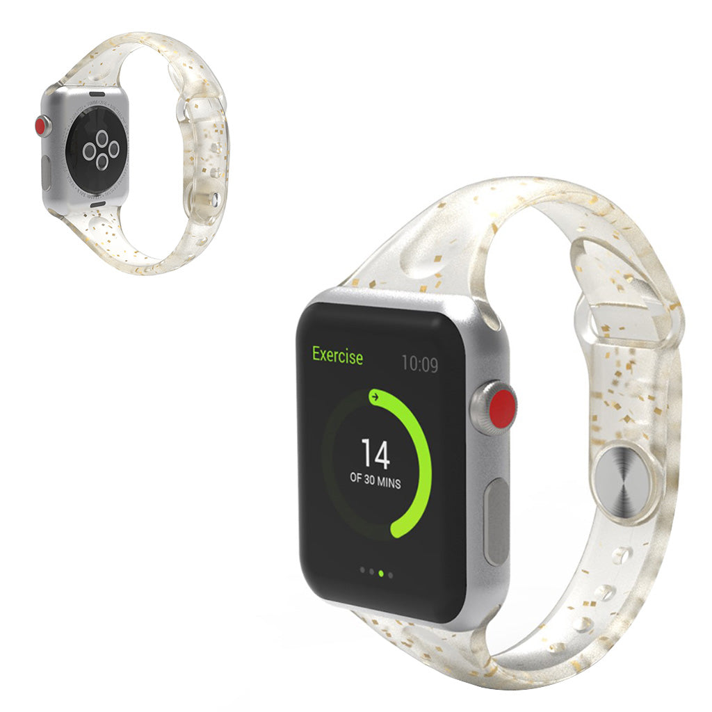 Fantastisk Universal Apple Silikone Rem - Guld#serie_3