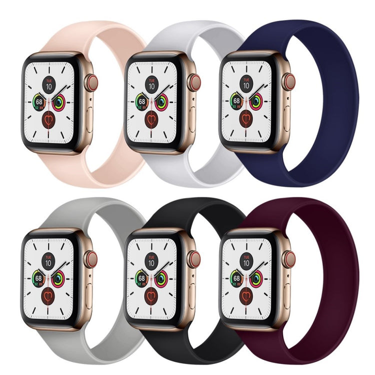 Helt vildt sejt Universal Apple Silikone Rem - Størrelse: M - Sort#serie_1