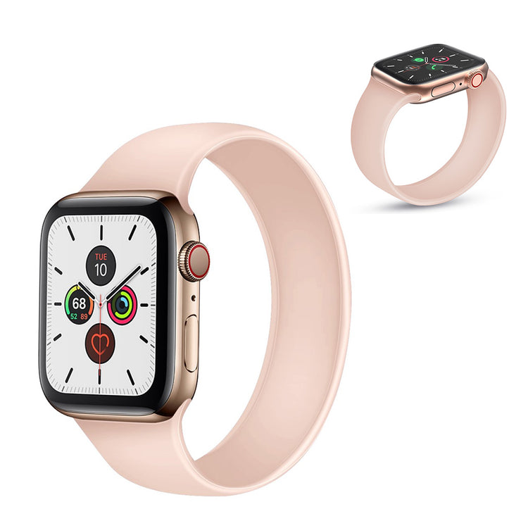 Helt vildt sejt Universal Apple Silikone Rem - Størrelse: M - Pink#serie_4
