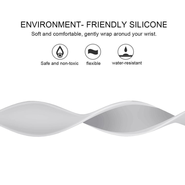 Vildt kønt Universal Apple Silikone Rem - Størrelse: L - Hvid#serie_2