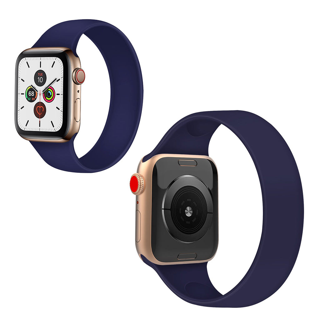 Vildt kønt Universal Apple Silikone Rem - Størrelse: L - Blå#serie_5