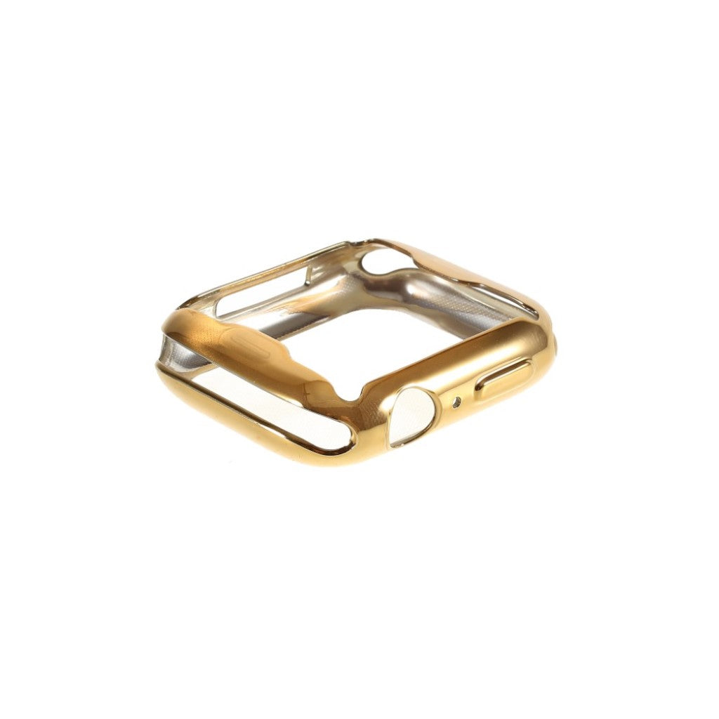 Universal Apple  Silikone og Glas Bumper  - Guld#serie_3