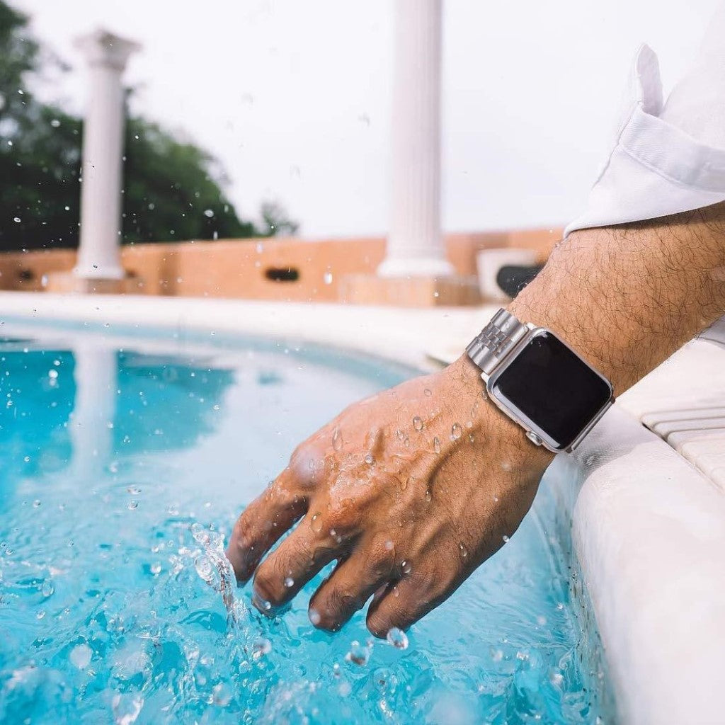 Helt vildt elegant Universal Apple Metal Rem - Sølv#serie_4