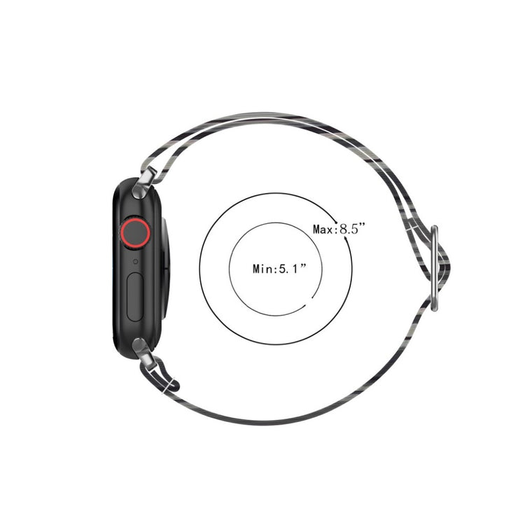 Mega kønt Universal Apple Nylon Rem - Hvid#serie_12