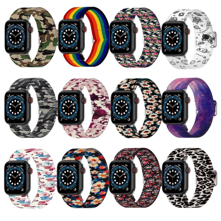 Mega kønt Universal Apple Nylon Rem - Sølv#serie_8