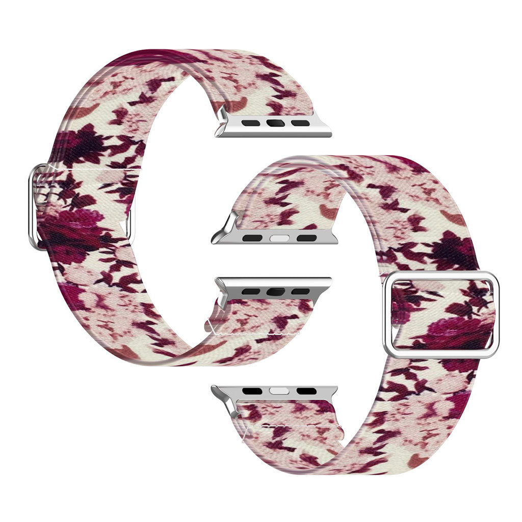 Apple Watch Series 6 / 5 44mm pattern printing watch band - Peony#serie_10