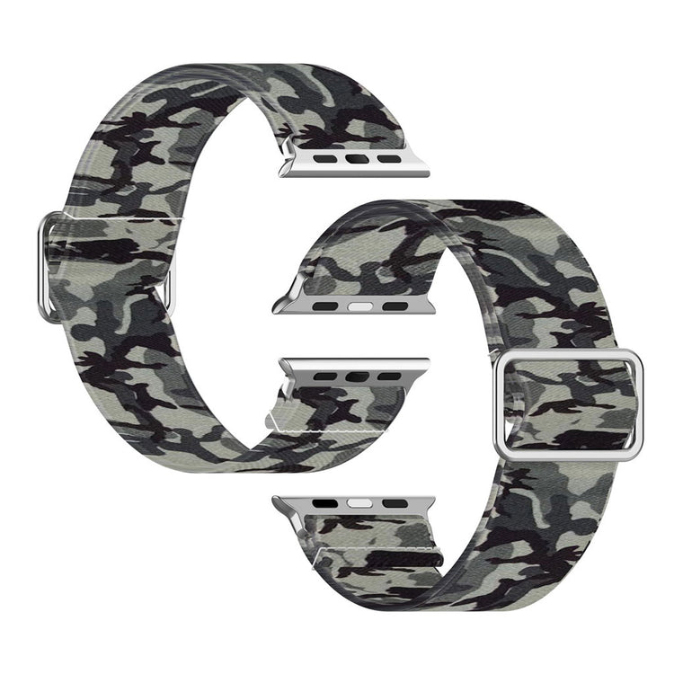 Apple Watch Series 6 / 5 44mm pattern printing watch band - Camouflage Grey#serie_8