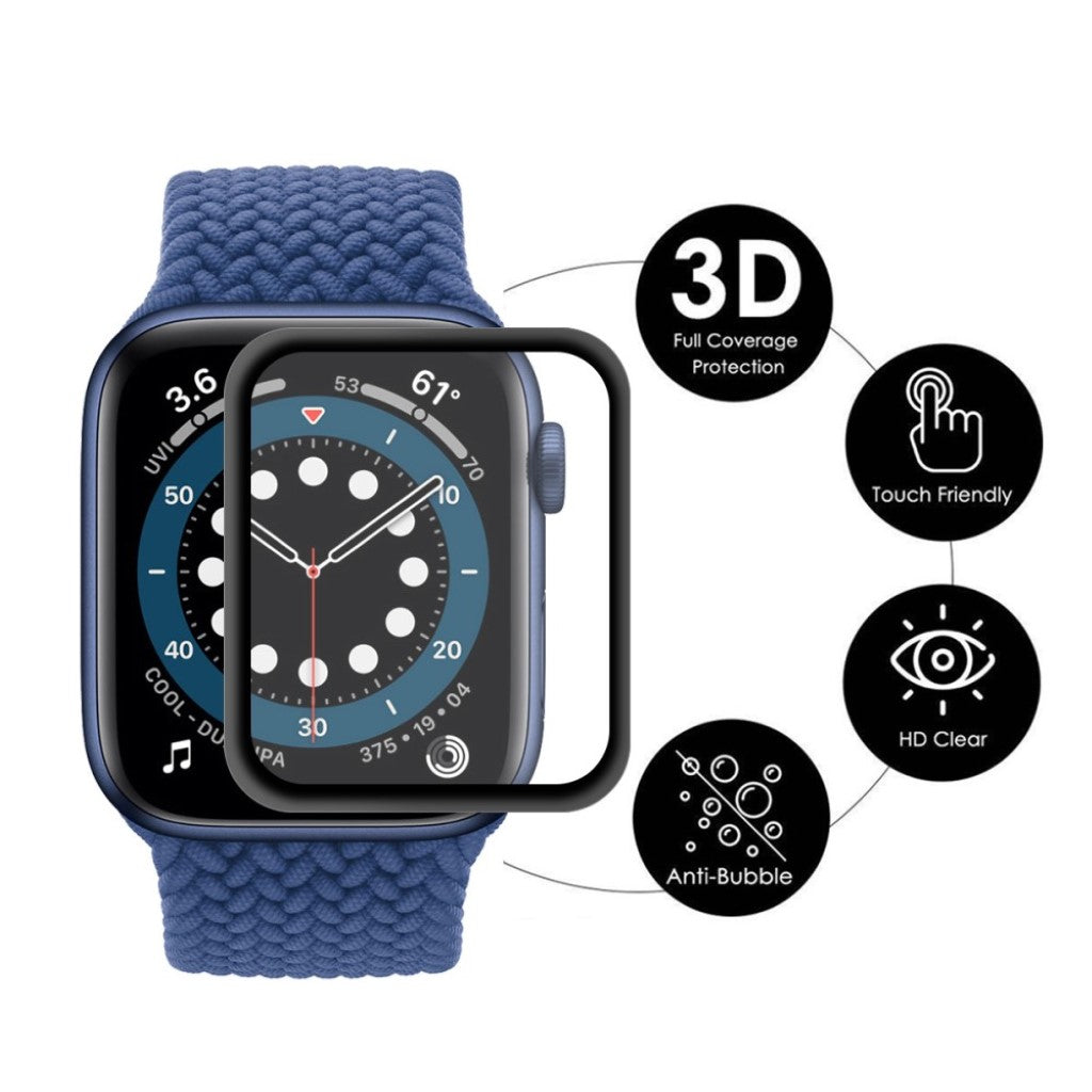 Universal Apple Plastik Rem med Skærmbeskytter - Blå#serie_2