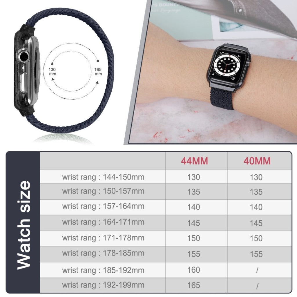 Meget slidstærk Universal Apple Nylon Rem - Størrelse: S - Blå#serie_6