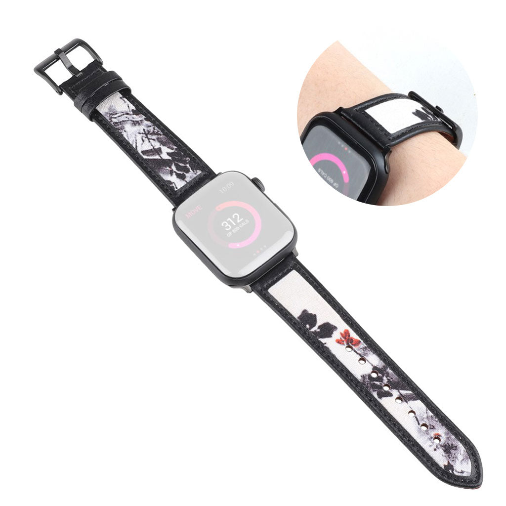 Rigtigt holdbart Universal Apple Kunstlæder Rem - Sort#serie_3