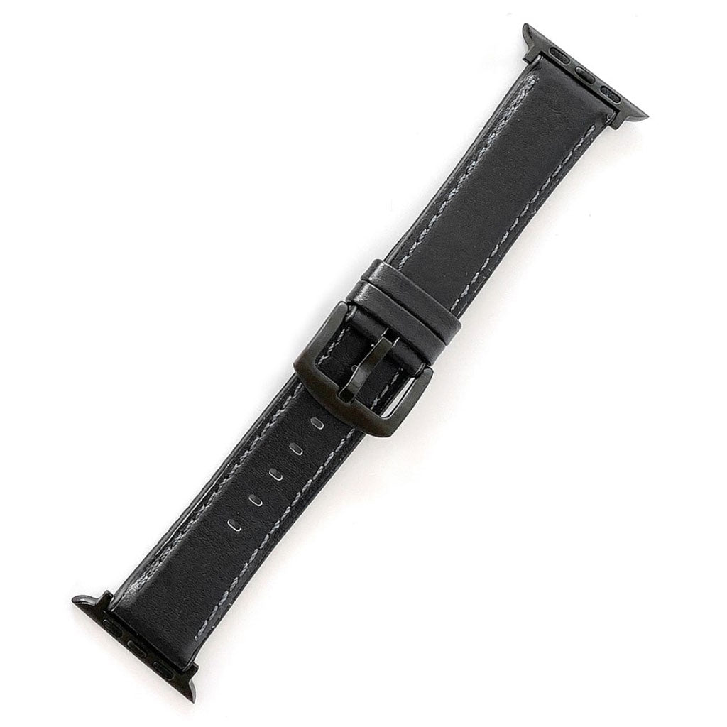 Meget fantastisk Universal Apple Kunstlæder og Silikone Rem - Sort#serie_2