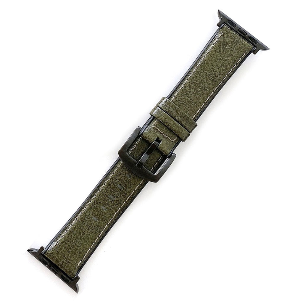 Meget fantastisk Universal Apple Kunstlæder og Silikone Rem - Grøn#serie_4