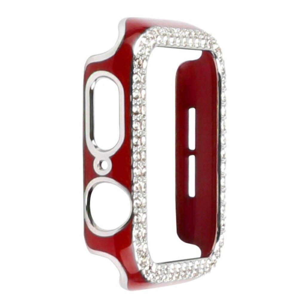 Universal Apple  Plastik og Rhinsten Bumper  - Rød#serie_8
