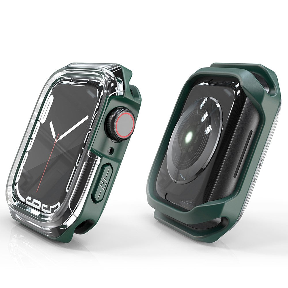 Universal Apple Gennemsigtig Silikone Bumper  - Grøn#serie_1