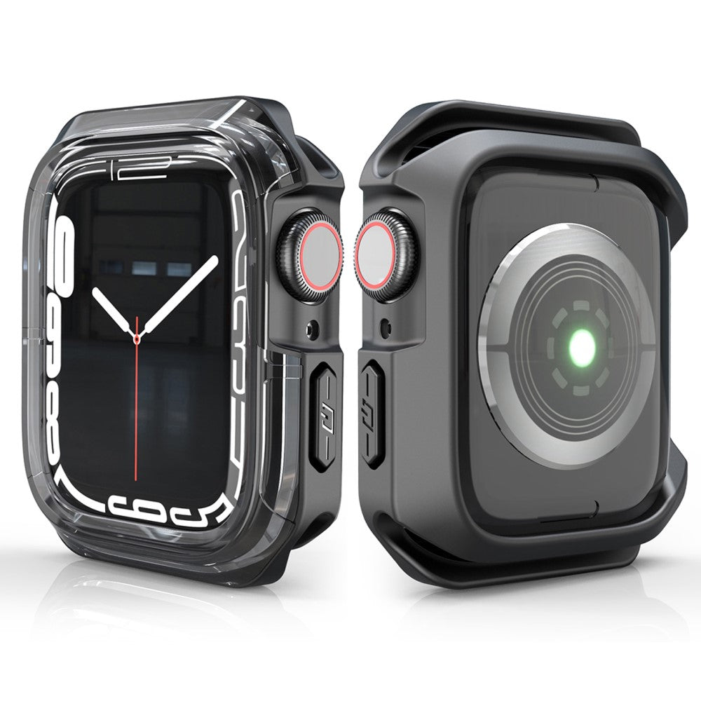 Universal Apple Gennemsigtig Silikone Bumper  - Sort#serie_2